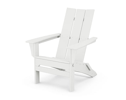 POLYWOOD® Modern Folding Adirondack in White