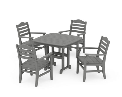 POLYWOOD® Savannah 5-Piece Dining Set in Slate Grey