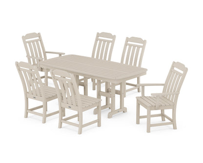 Country Living Cottage 7-Piece Dining Set in Sand