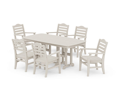 POLYWOOD® Savannah Arm Chair 7-Piece Dining Set in Sand
