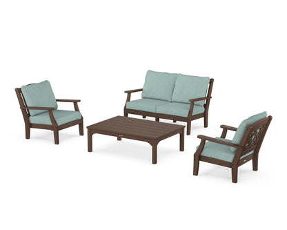 Chinoiserie 4-Piece Deep Seating Set with Loveseat