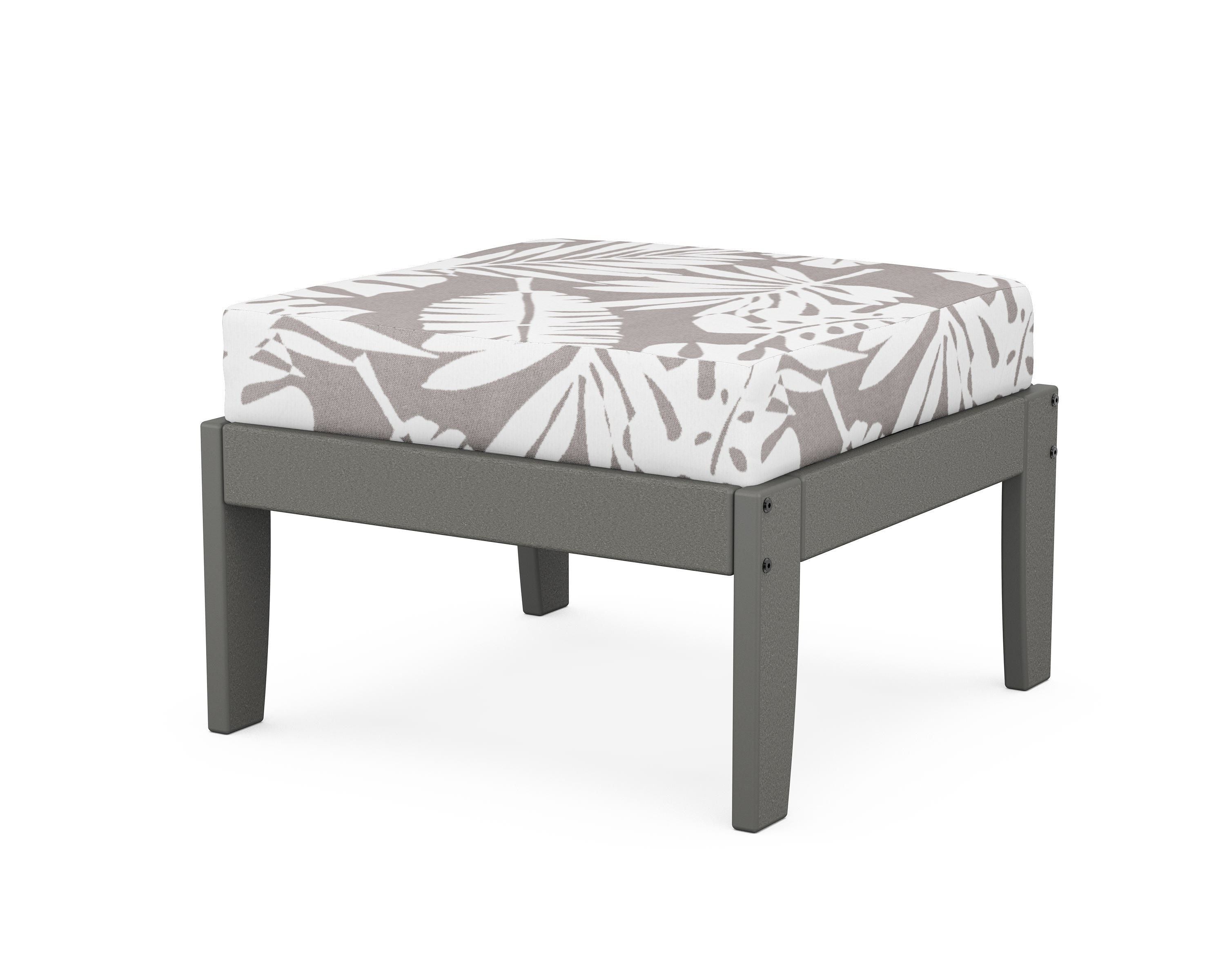 Unbranded Modular Ottoman - Classic in Slate Grey / Leaf Grey Mist