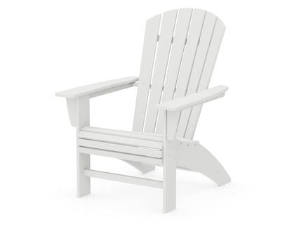POLYWOOD® Nautical Curveback Adirondack Chair in White