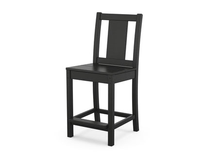 POLYWOOD® Prairie Counter Side Chair in Black