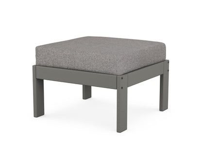 POLYWOOD® Vineyard Modular Ottoman in Slate Grey / Grey Mist