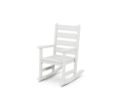 POLYWOOD® Kids Lakeside Rocking Chair in White