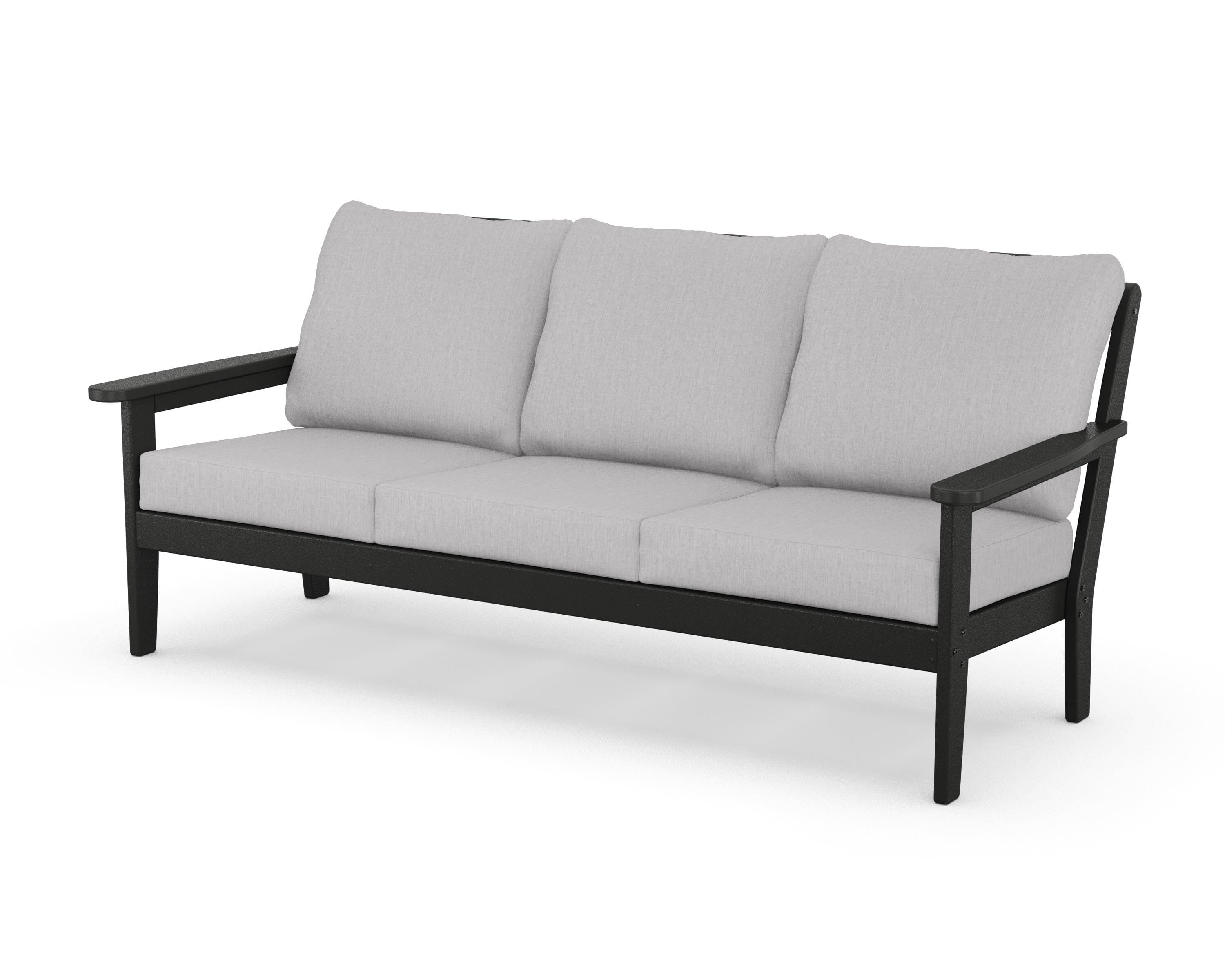 Country Living Cottage Deep Seating Sofa in Black / Granite