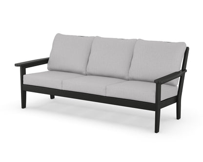 Country Living Cottage Deep Seating Sofa in Black / Granite