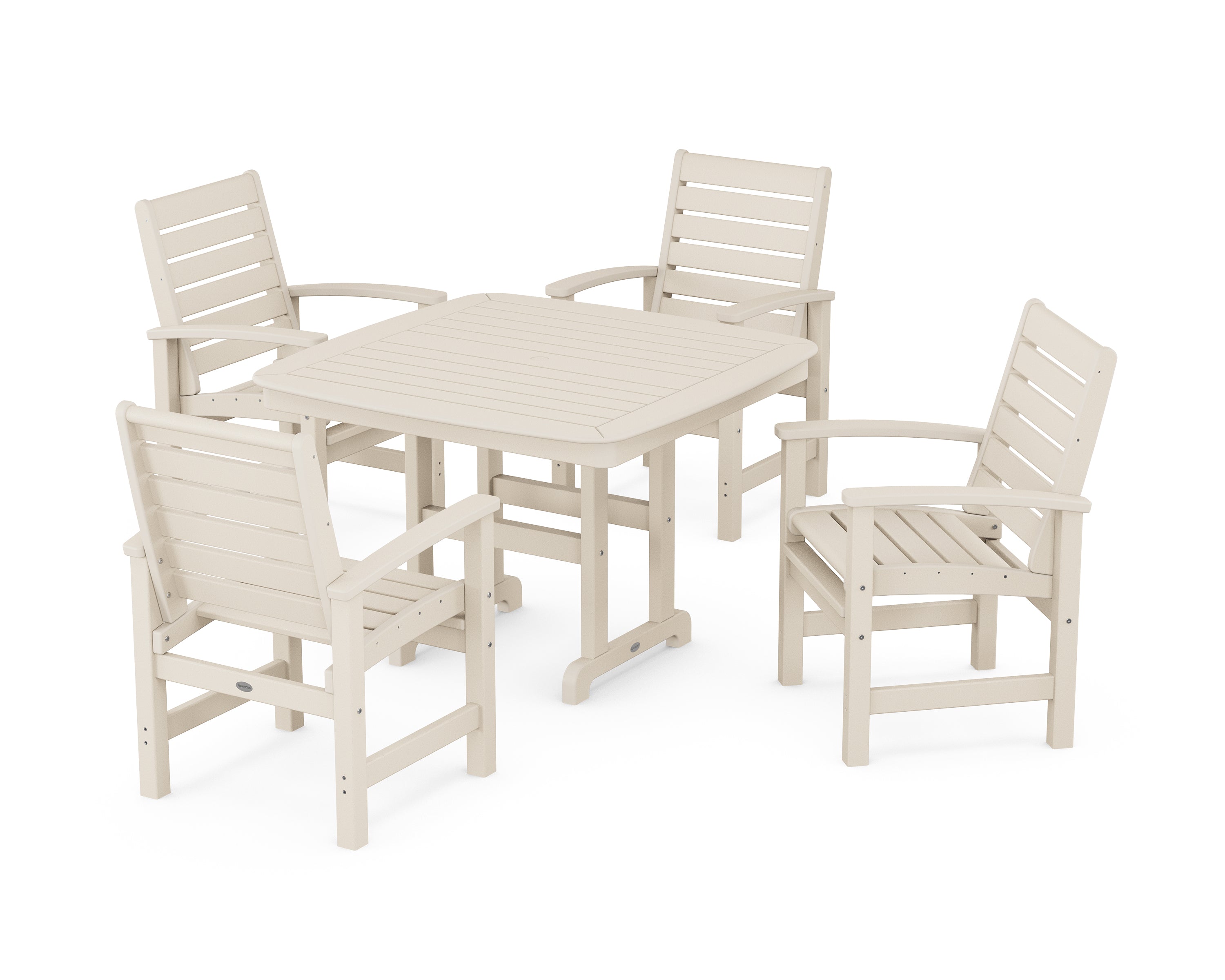POLYWOOD® Signature 5-Piece Dining Set in Sand