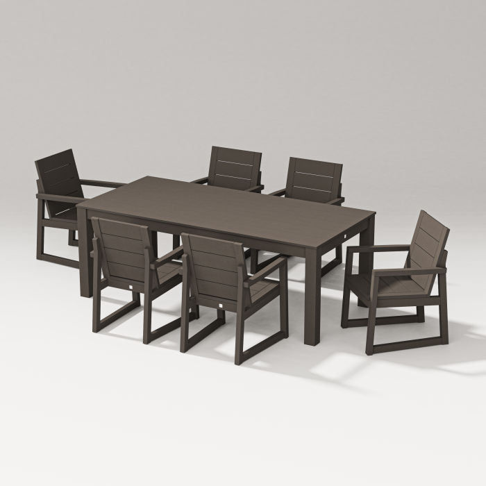 Elevate 7-piece Parsons Table Dining Set