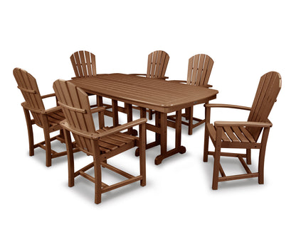 POLYWOOD® Palm Coast 7-Piece Dining Set in Teak