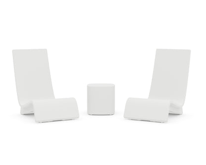 POLYWOOD® Laguna 3-Piece In-Pool Chair Lounge Set in White