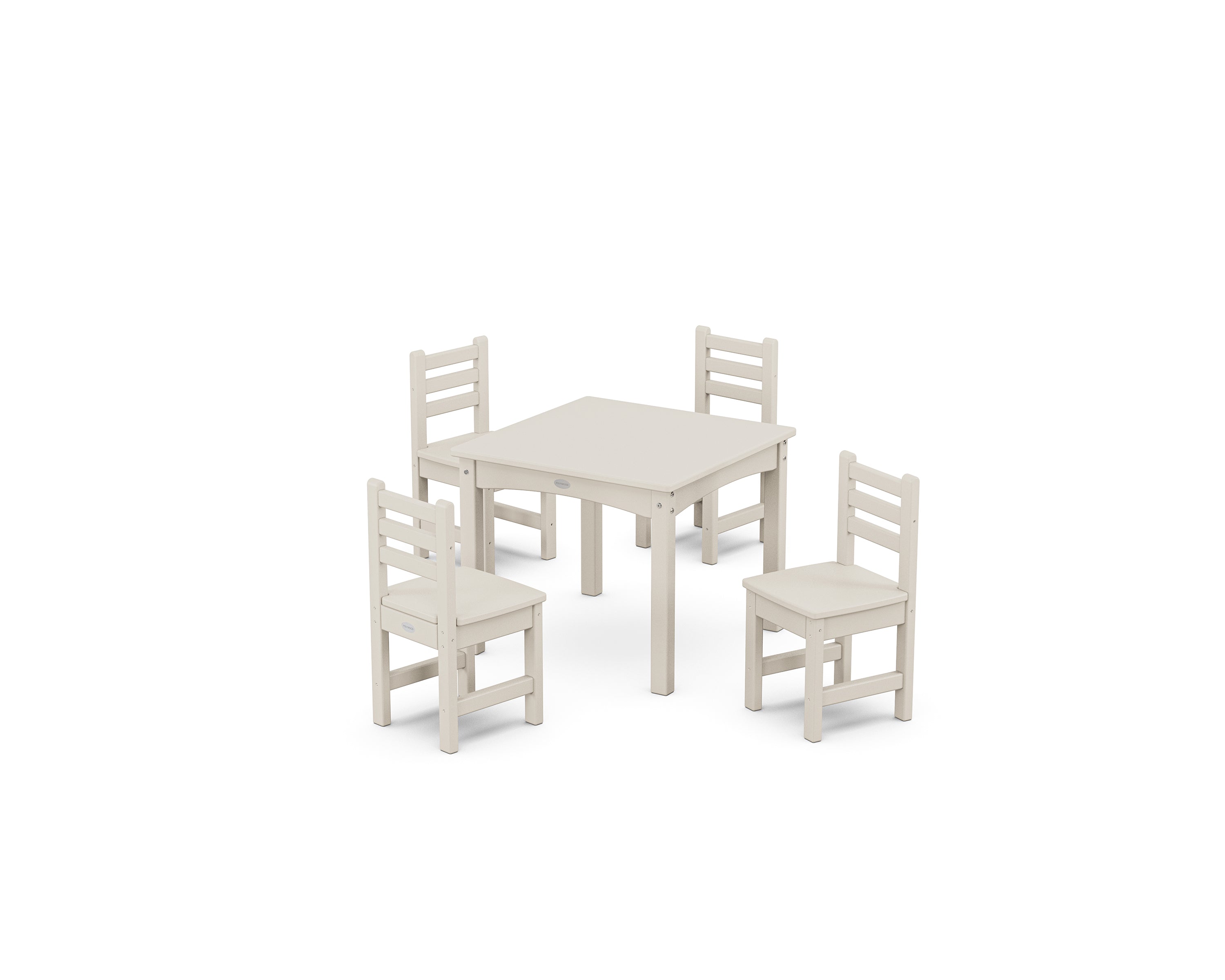 POLYWOOD® Lakeside Toddler 5-Piece Dining Set in Sand