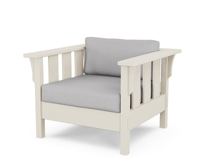 Martha Stewart by POLYWOOD® Acadia Deep Seating Chair in Sand / Granite