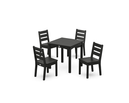 POLYWOOD® Lakeside Kids 5-Piece Dining Set in Black