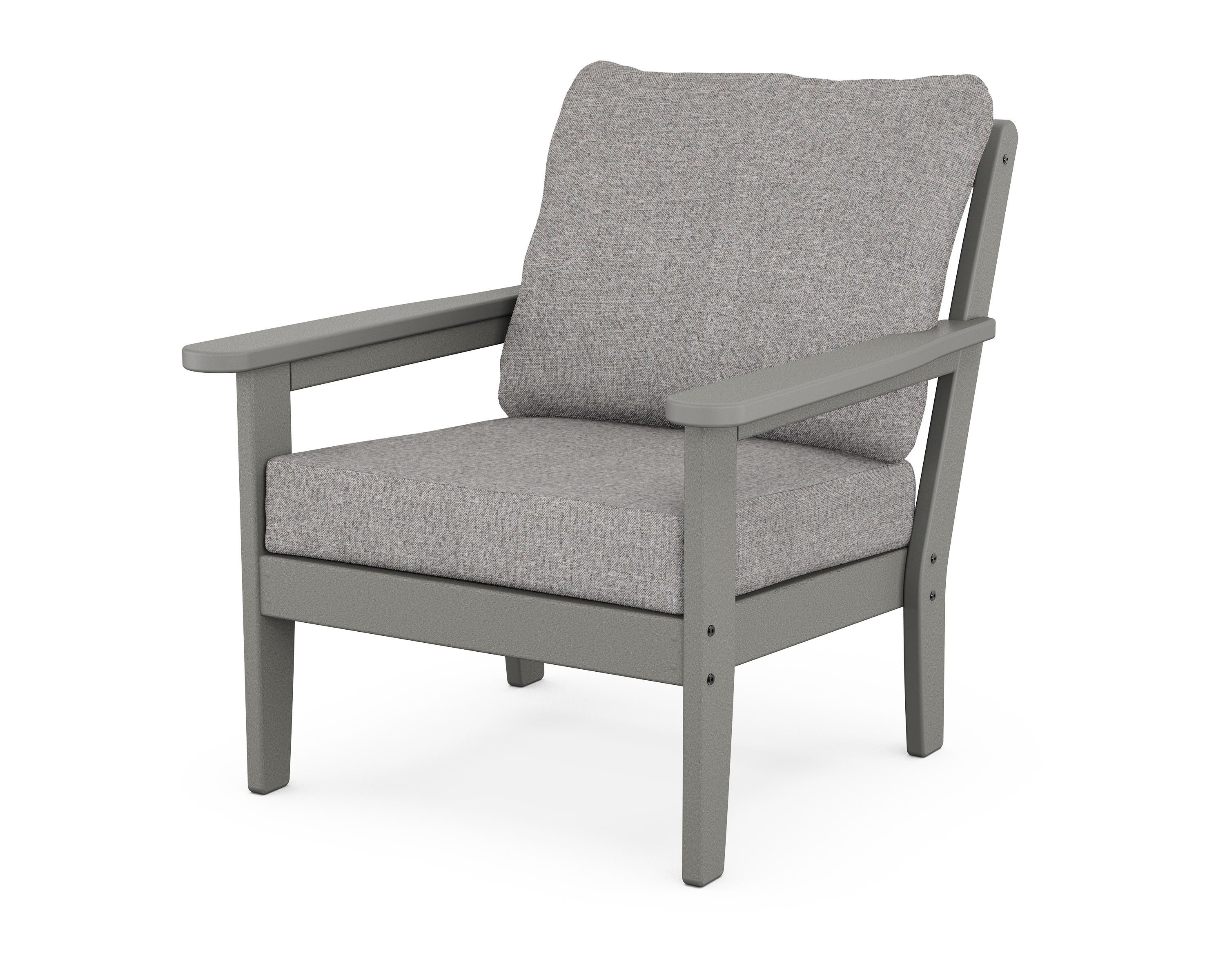 Country Living Cottage Deep Seating Chair in Slate Grey / Grey Mist