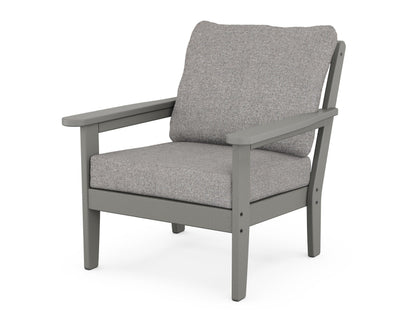 Country Living Cottage Deep Seating Chair in Slate Grey / Grey Mist