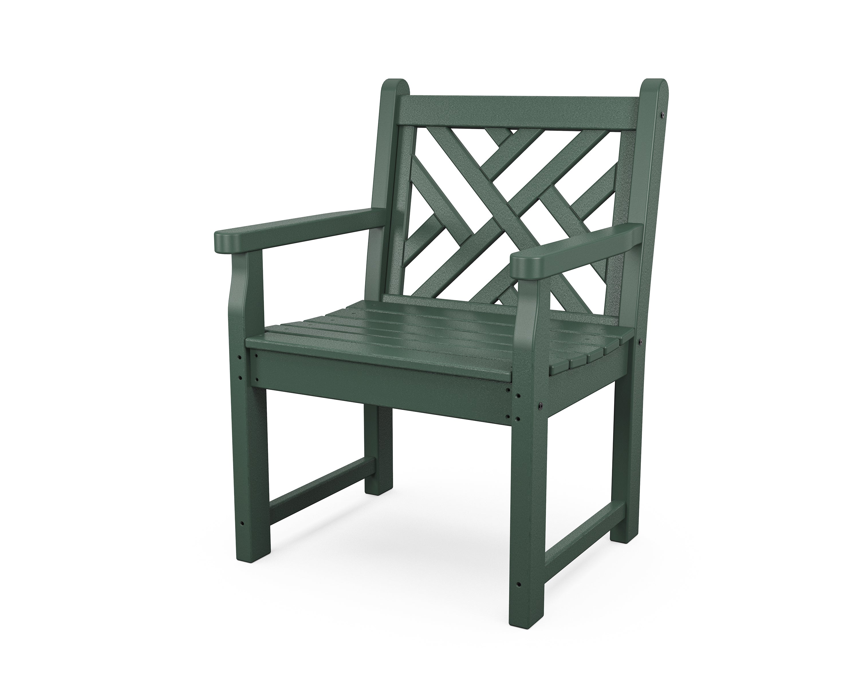 POLYWOOD® Chippendale Garden Arm Chair in Green