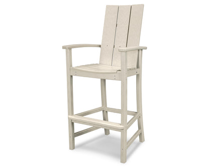 POLYWOOD® Modern Adirondack Bar Chair in Sand