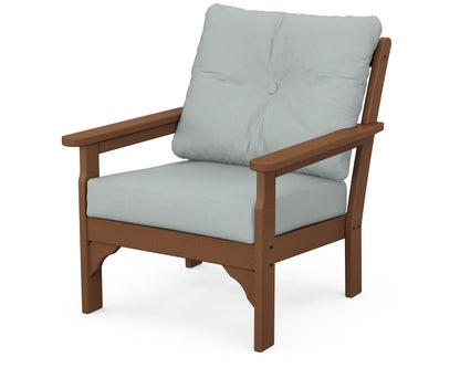 POLYWOOD® Vineyard Deep Seating Chair in Teak / Spa