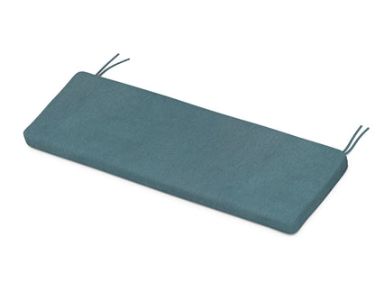 Martha Stewart by POLYWOOD® Chinoiserie Bench Seat Cushion in Ocean Teal