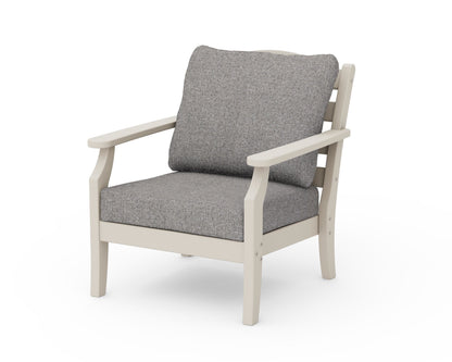 Draper James™ by  POLYWOOD® Savannah Deep Seating Chair in Sand / Grey Mist