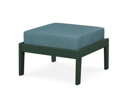 Unbranded Deep Seating Ottoman in Green / Ocean Teal