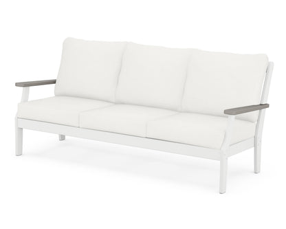 Braxton Deep Seating Sofa - White