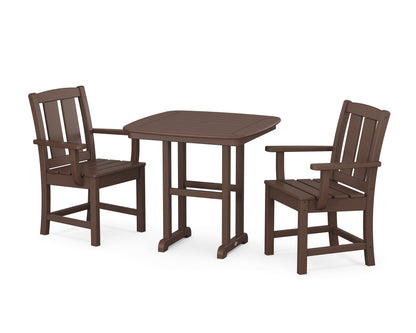 POLYWOOD® Mission 3-Piece Dining Set in Mahogany