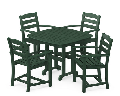 POLYWOOD® La Casa Café 5-Piece Dining Set in Green