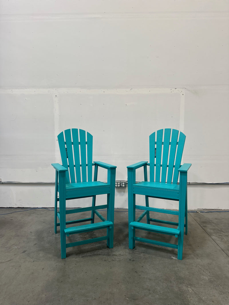 2 POLYWOOD BAR CHAIR