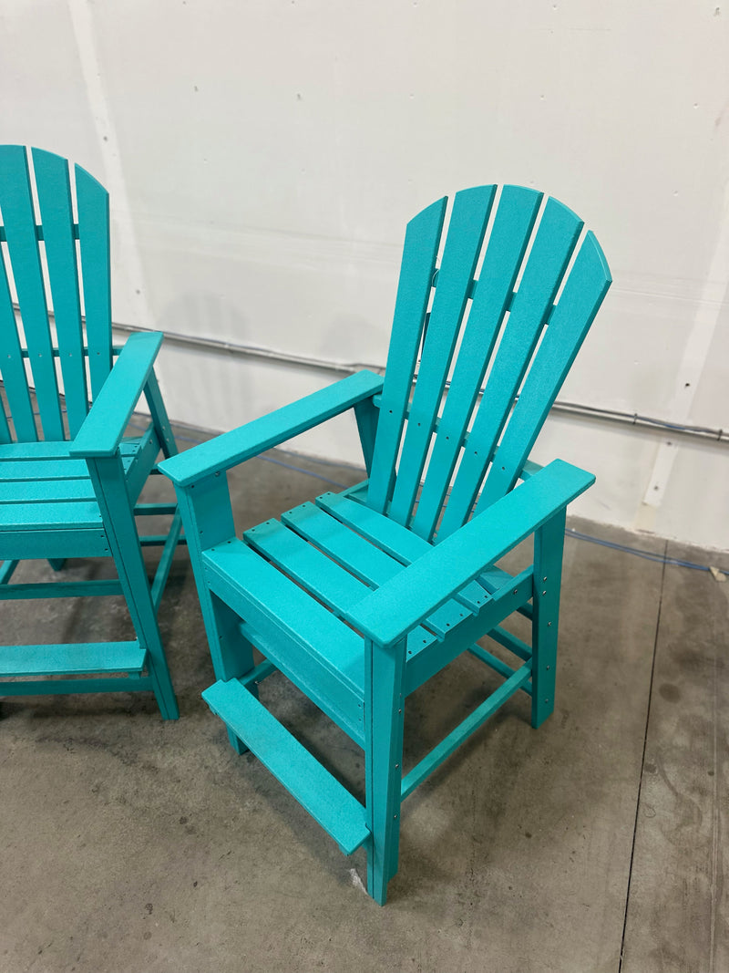 2 POLYWOOD BAR CHAIR