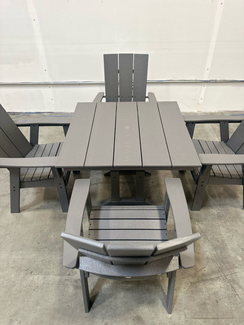 Modern Curveback 5pc. Dining Set