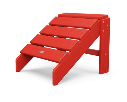 POLYWOOD® South Beach Ottoman in Sunset Red