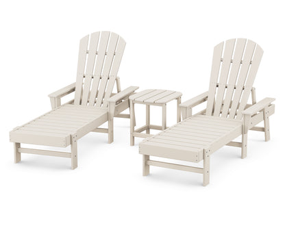 POLYWOOD® South Beach Chaise 3-Piece Set in Sand