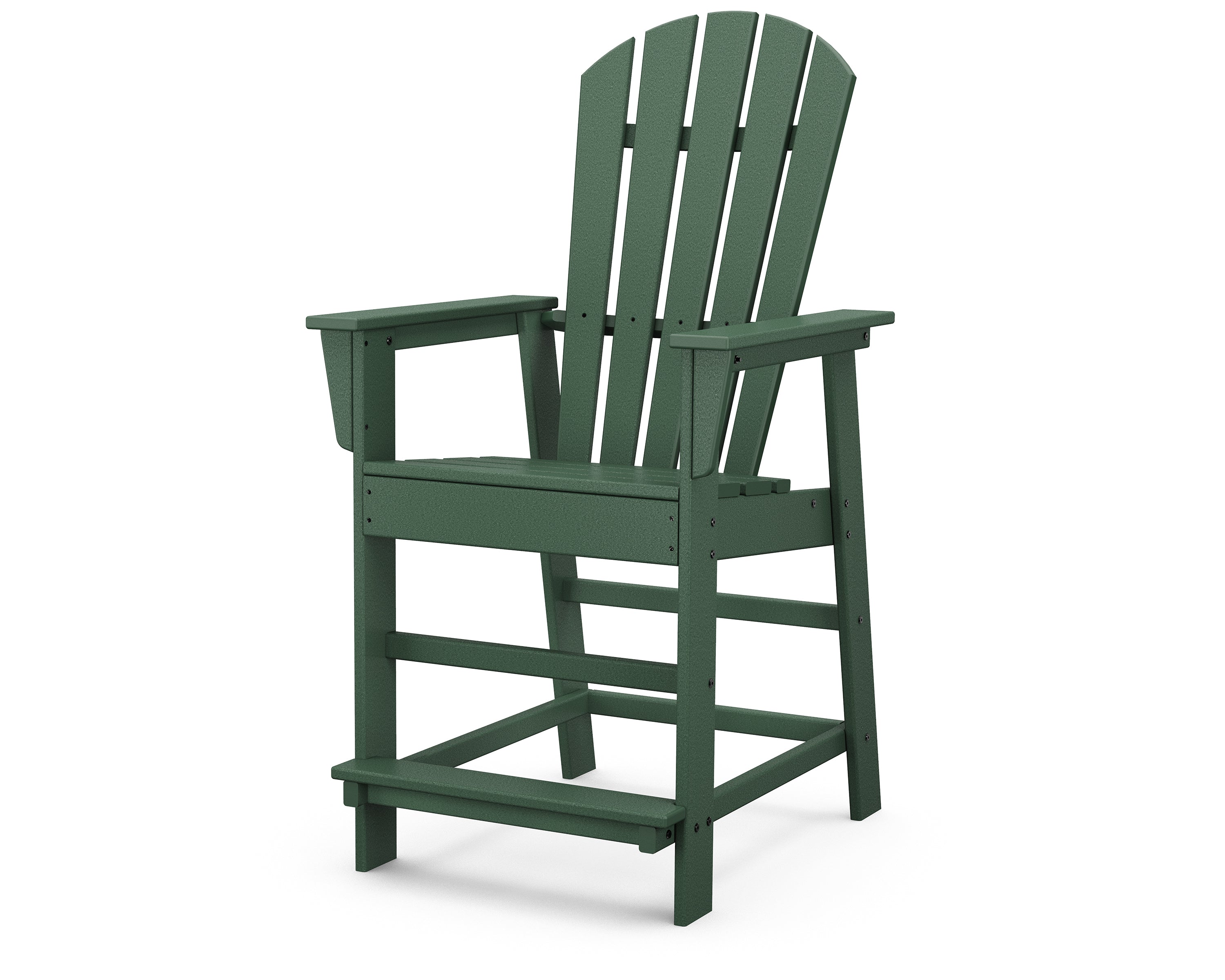 POLYWOOD® South Beach Counter Chair in Green