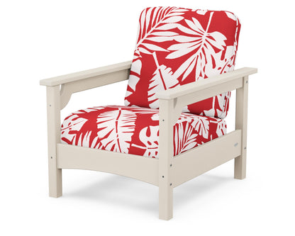 POLYWOOD® Club Chair in Sand / Leaf Crimson