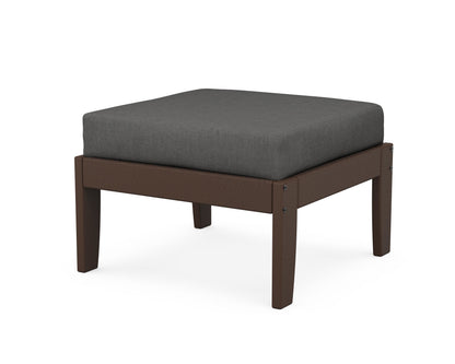 Unbranded Modular Ottoman - Classic in Mahogany / Spectrum Carbon