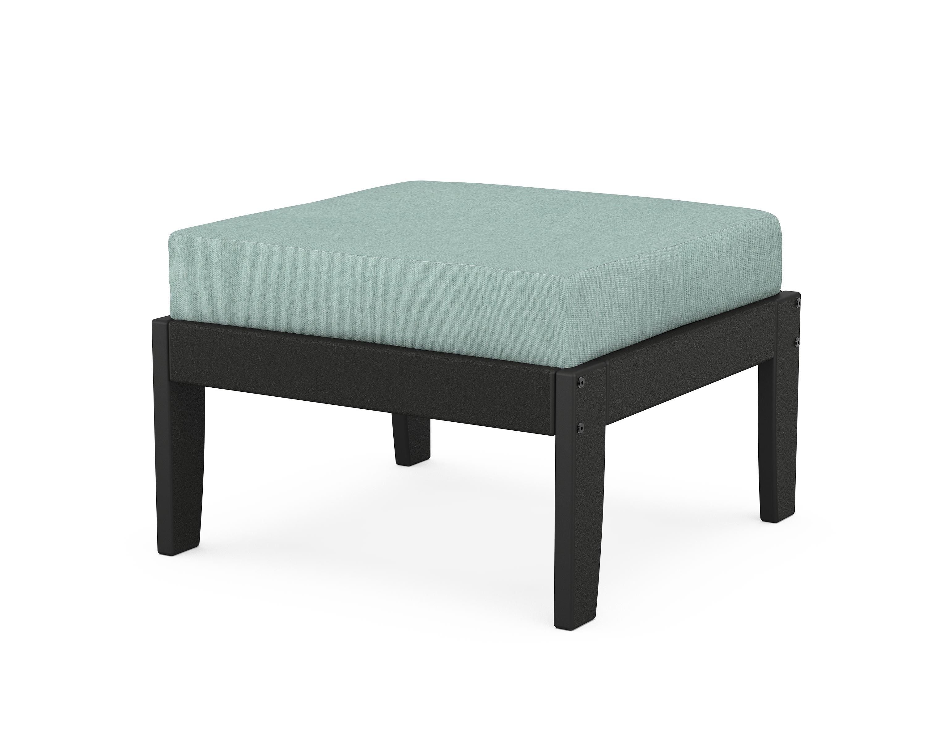 Unbranded Modular Ottoman - Classic in Black / Glacier Spa
