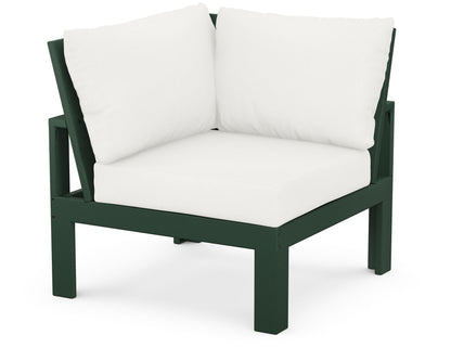 Unbranded Modular Corner Chair in Green / Natural Linen