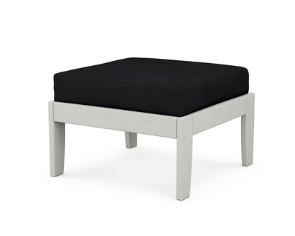 Unbranded Modular Ottoman - Classic in Vintage White / Midnight Linen
