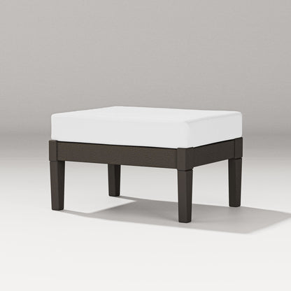 PW Designer Series Estate Lounge Ottoman in Vintage Coffee / Natural