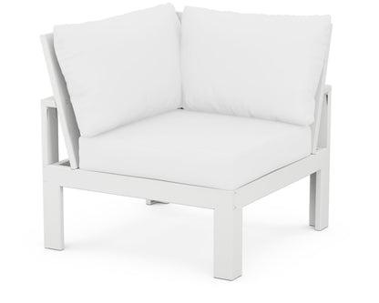 Unbranded Modular Corner Chair in White / Natural
