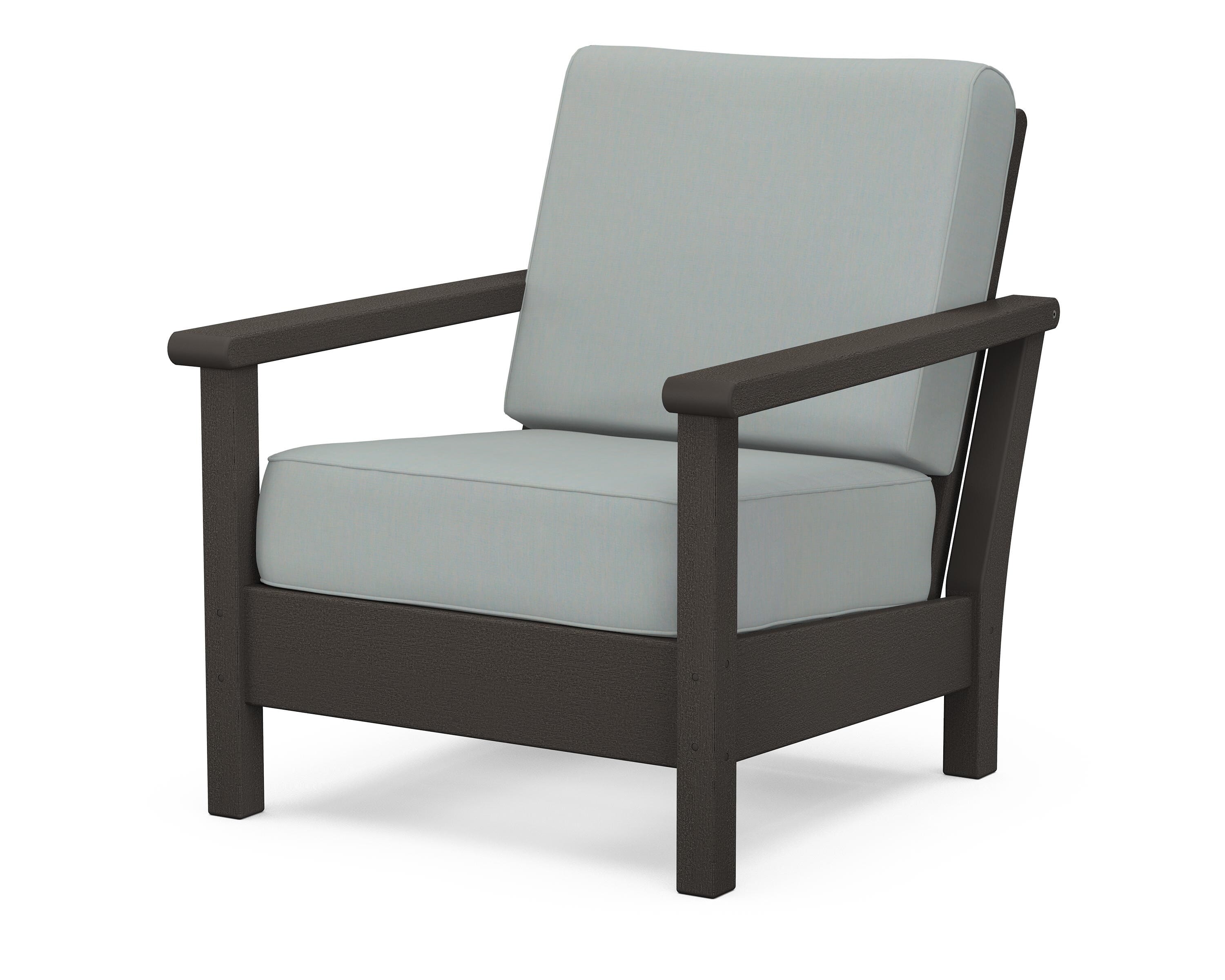 POLYWOOD® Harbour Deep Seating Chair in Vintage Coffee / Spa
