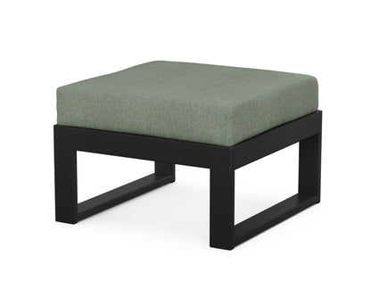 Unbranded Modular Ottoman - Modern in Black / Cast Sage