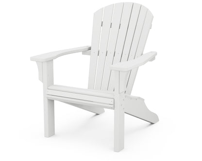 POLYWOOD® Seashell Adirondack in White
