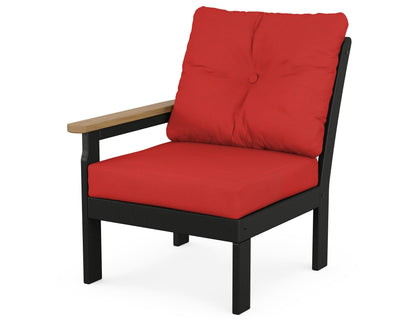 Vineyard Modular Left Arm Chair - Black
