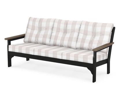 Vineyard Deep Seating Sofa - Black