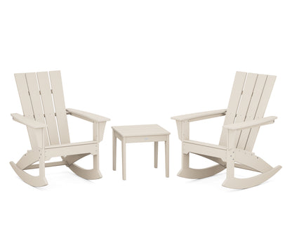 POLYWOOD® Quattro 3-Piece Rocker Set in Sand