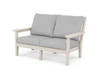 POLYWOOD® Chippendale Deep Seating Loveseat in Sand / Granite